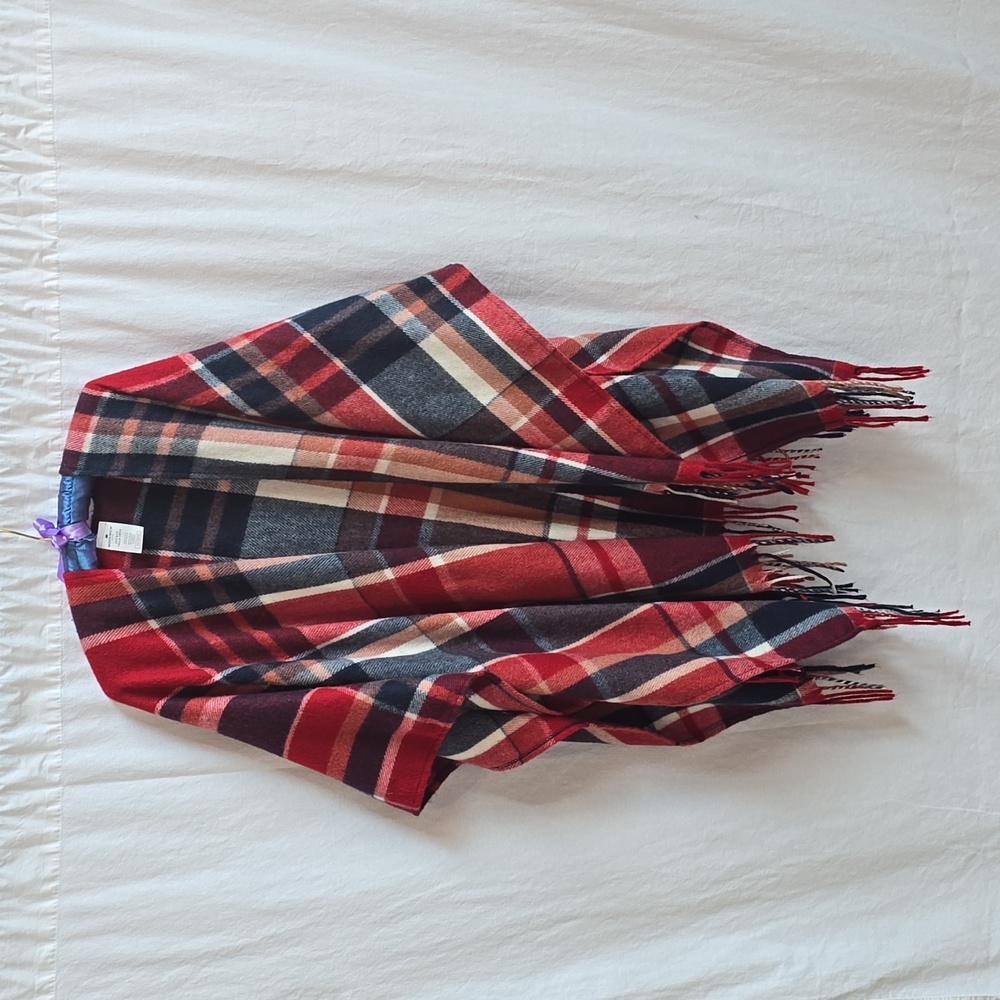 Woolrich Plaid Blanket Wrap